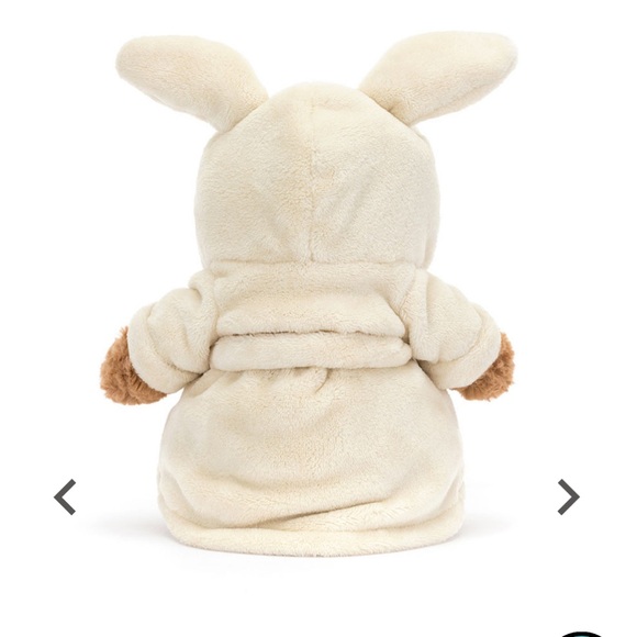 Jellycat Bartholomew Bear Bathrobe Outfit . Authentic NWT and dust bag - Picture 2 of 5